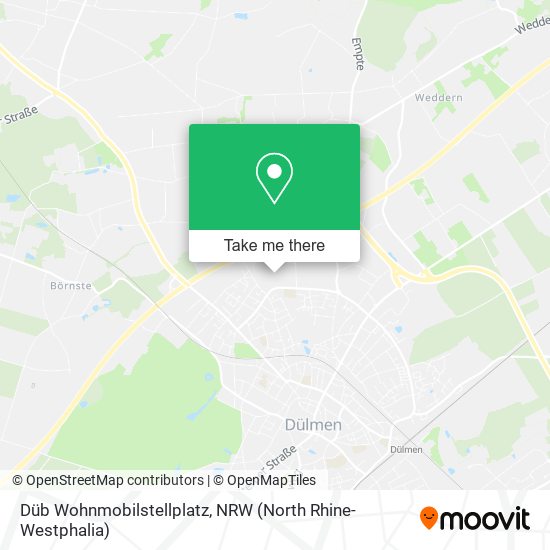 Карта Düb Wohnmobilstellplatz