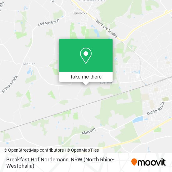 Breakfast Hof Nordemann map