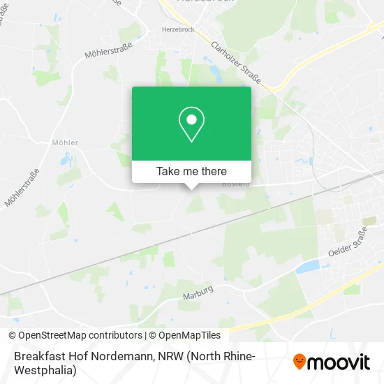 Карта Breakfast Hof Nordemann
