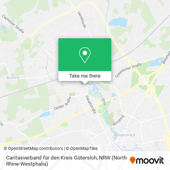 Caritasverband für den Kreis Gütersloh map
