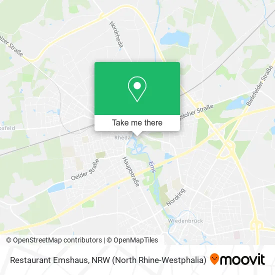 Restaurant Emshaus map