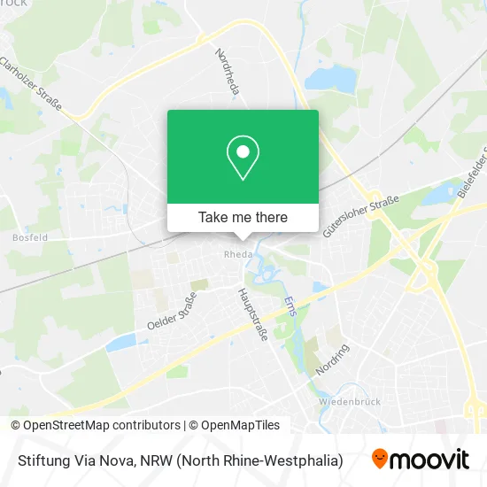 Stiftung Via Nova map