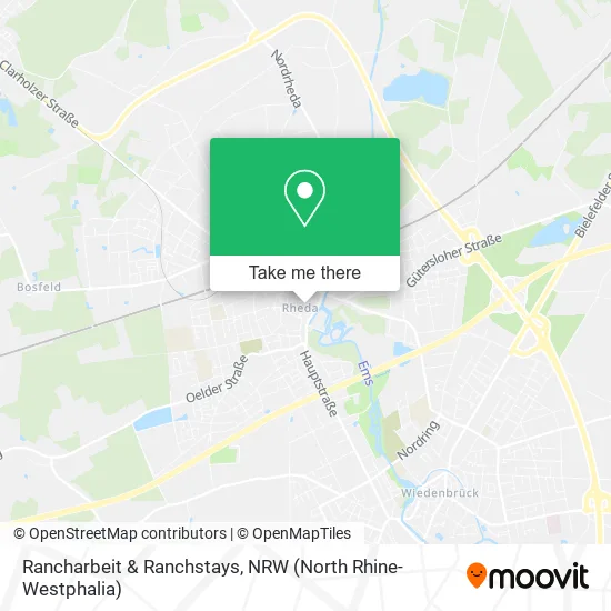 Rancharbeit & Ranchstays map