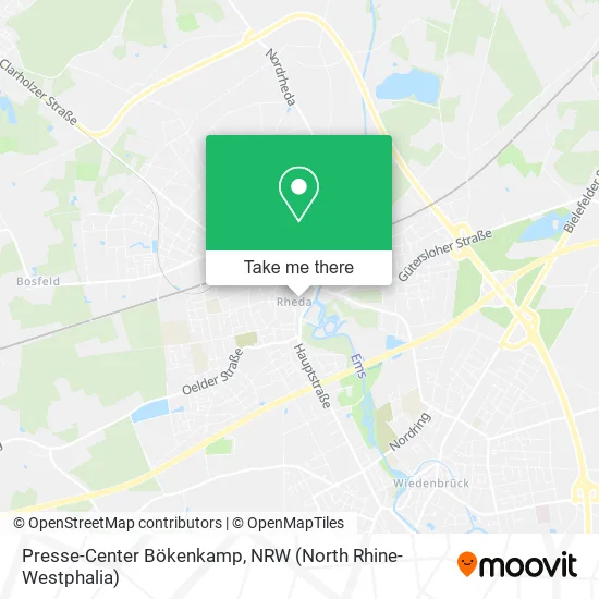 Presse-Center Bökenkamp map