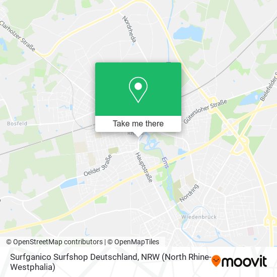 Surfganico Surfshop Deutschland map