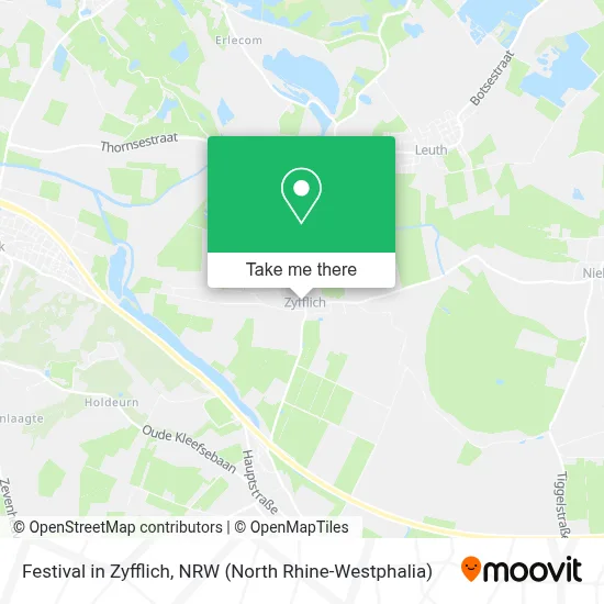 Festival in Zyfflich map