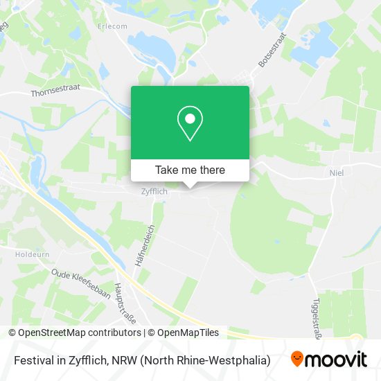 Festival in Zyfflich map