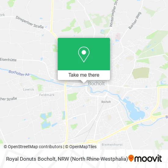 Карта Royal Donuts Bocholt