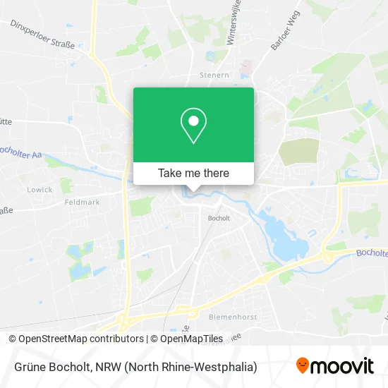 Карта Grüne Bocholt