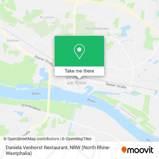 Daniela Venhorst Restaurant map