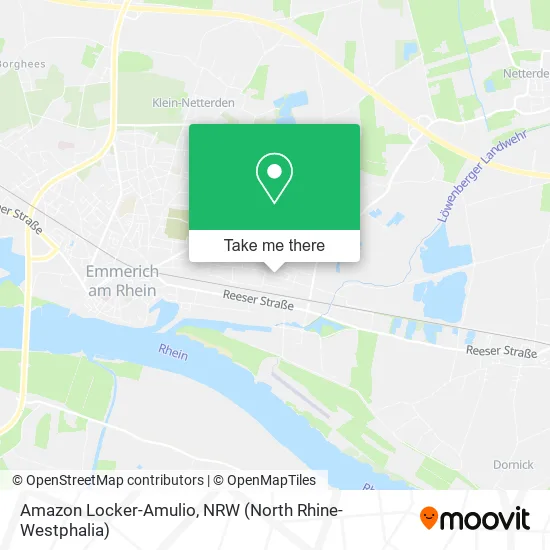Карта Amazon Locker-Amulio