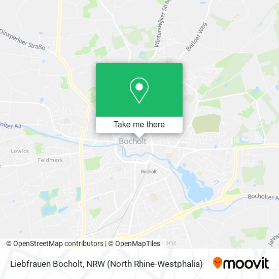 Карта Liebfrauen Bocholt