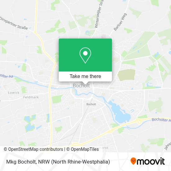 Mkg Bocholt map