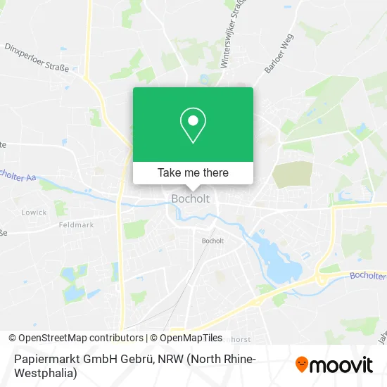 Карта Papiermarkt GmbH Gebrü