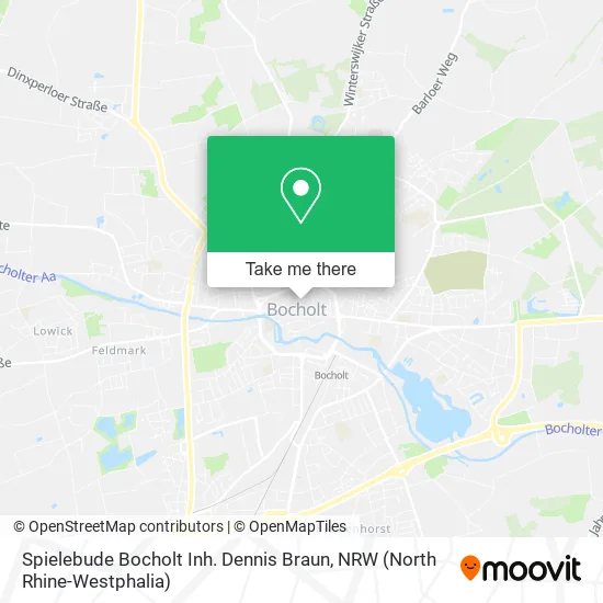 Spielebude Bocholt Inh. Dennis Braun map
