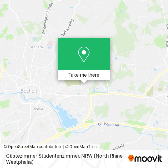 Карта Gästezimmer Studentenzimmer