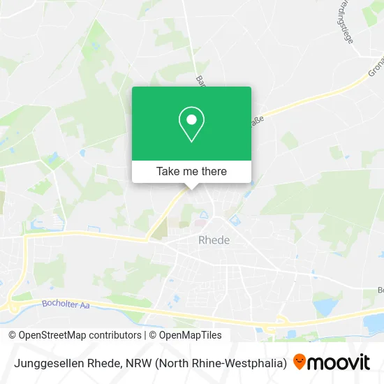 Карта Junggesellen Rhede