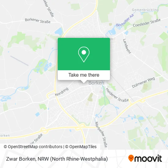 Карта Zwar Borken