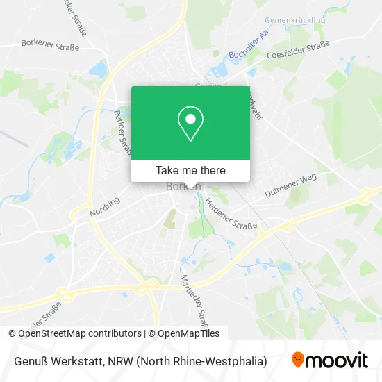 Карта Genuß Werkstatt