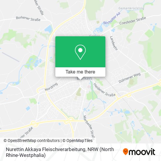Nurettin Akkaya Fleischverarbeitung map