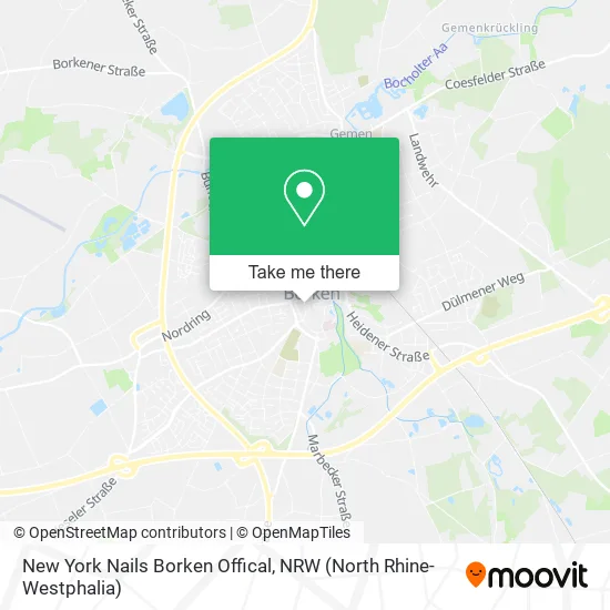 New York Nails Borken Offical map