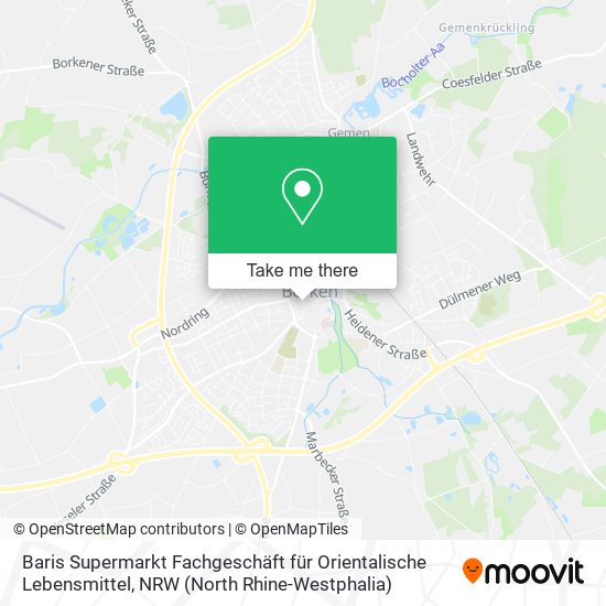 Baris Supermarkt Fachgeschäft für Orientalische Lebensmittel map