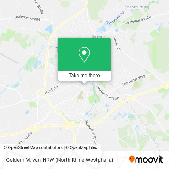 Карта Geldern M. van