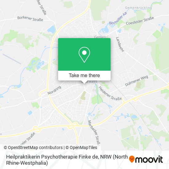 Heilpraktikerin Psychotherapie Finke de map