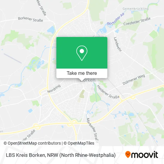 LBS Kreis Borken map