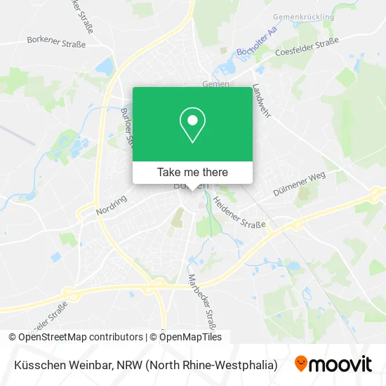 Карта Küsschen Weinbar