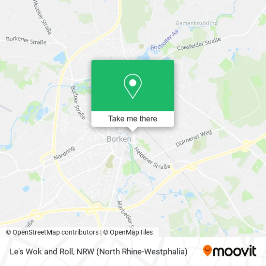 Карта Le's Wok and Roll