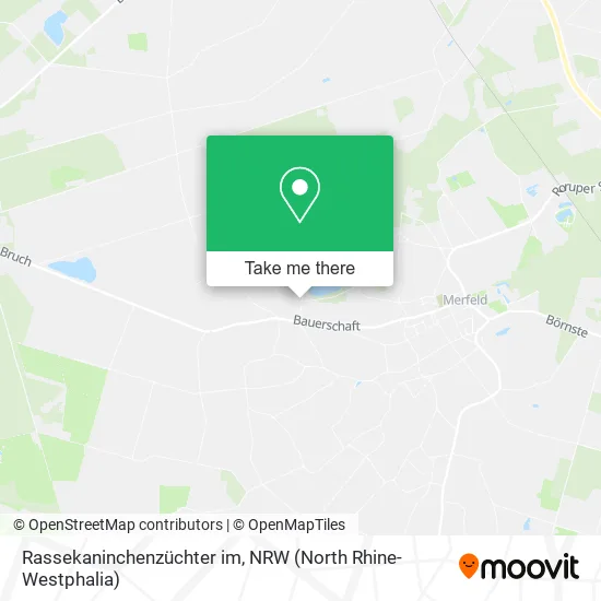 Rassekaninchenzüchter im map