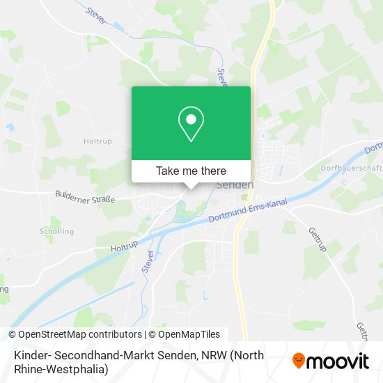 Карта Kinder- Secondhand-Markt Senden