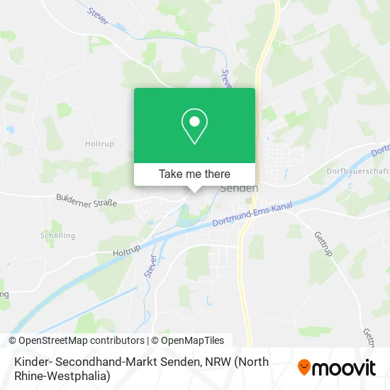 Карта Kinder- Secondhand-Markt Senden