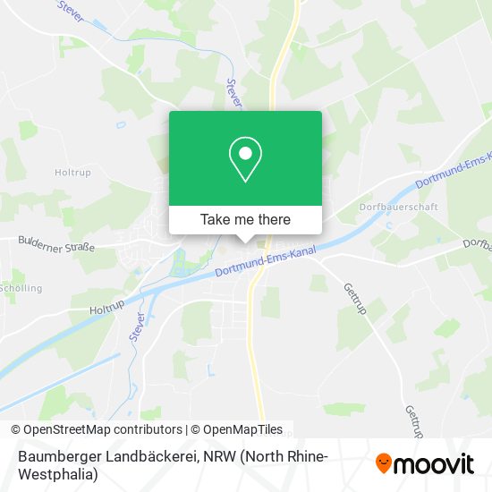 Baumberger Landbäckerei map