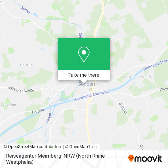Reiseagentur Meimberg map