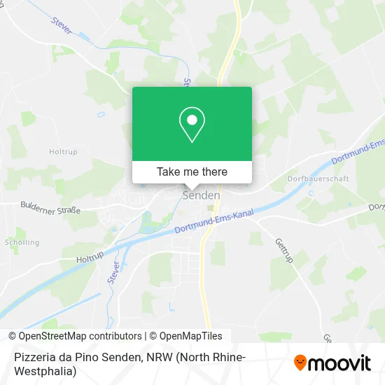 Pizzeria da Pino Senden map