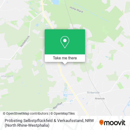 Pröbsting Selbstpflückfeld & Verkaufsstand map
