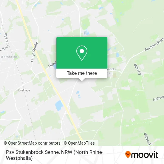 Psv Stukenbrock Senne map