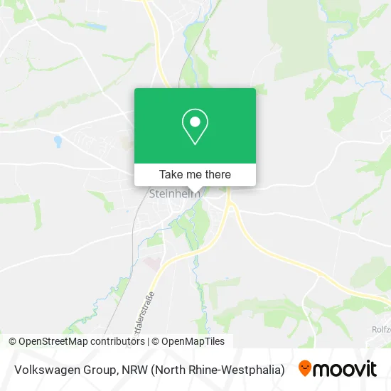 Volkswagen Group map