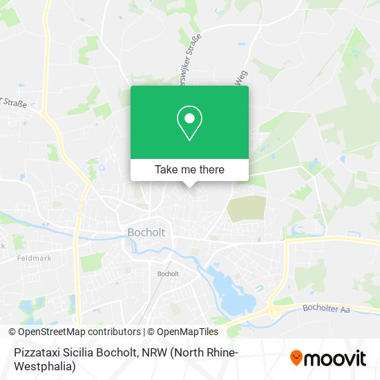 Pizzataxi Sicilia Bocholt map