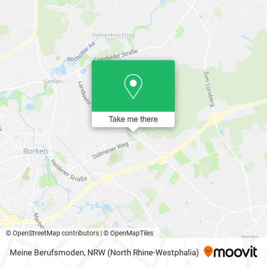 Карта Meine Berufsmoden