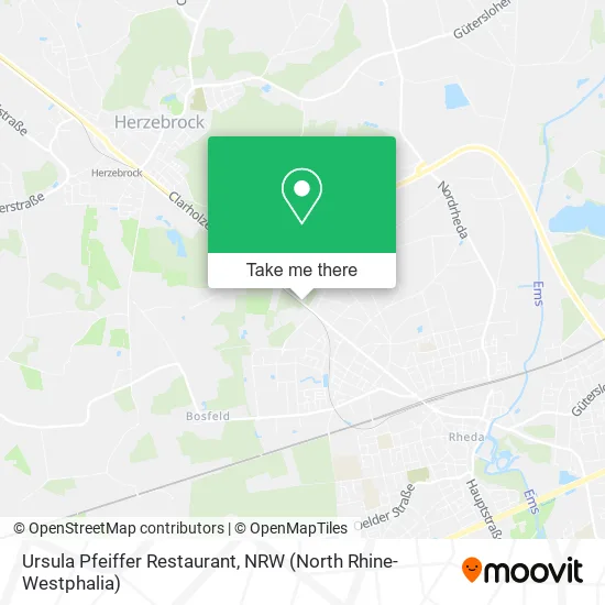 Ursula Pfeiffer Restaurant map