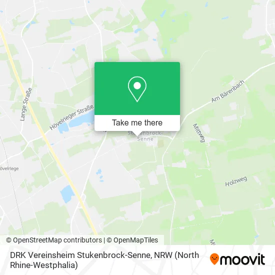 Карта DRK Vereinsheim Stukenbrock-Senne
