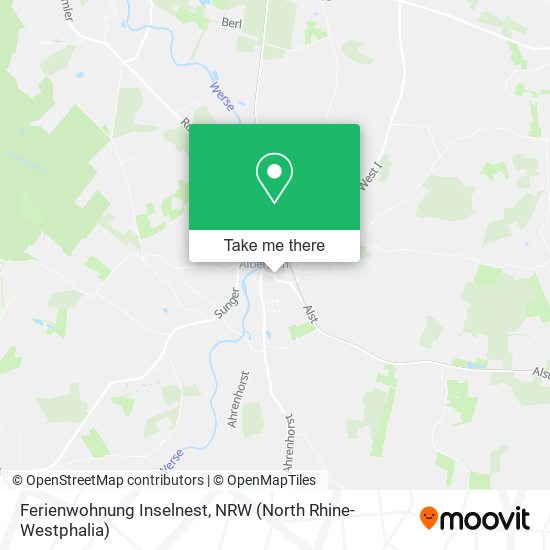 Ferienwohnung Inselnest map