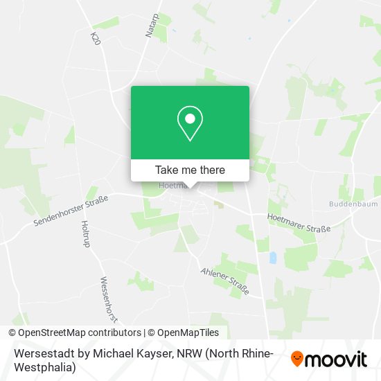 Wersestadt by Michael Kayser map