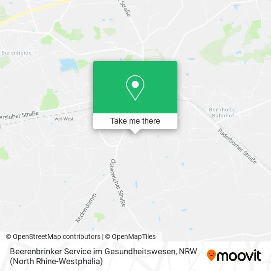 Карта Beerenbrinker Service im Gesundheitswesen