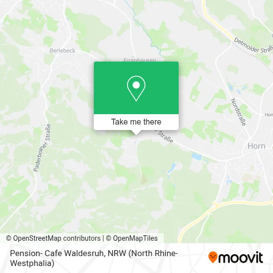 Pension- Cafe Waldesruh map