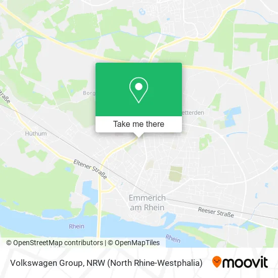 Volkswagen Group map