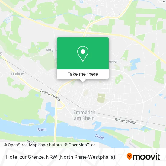 Карта Hotel zur Grenze